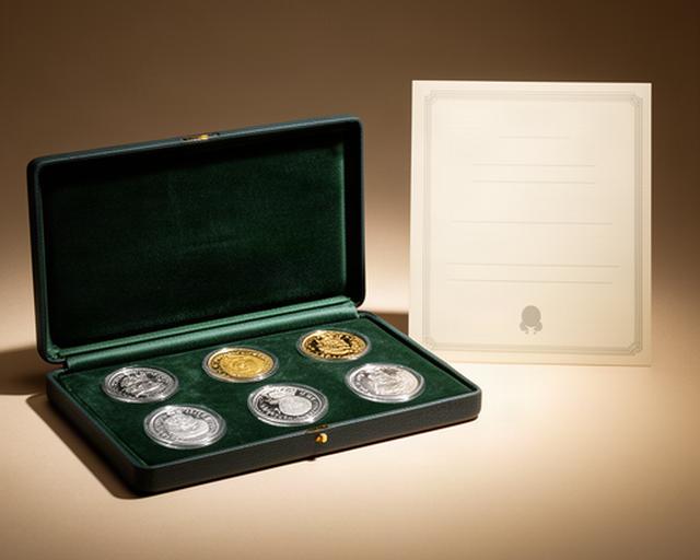 Royal Mint 1953 Coronation proof set in its fitted presentation case beside a certificate